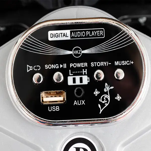 Электромотоцикл Pituso HLX2018/2-White (музыка,свет) - фото 7