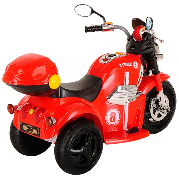 Электромотоцикл Pituso MD-1188, Красно-Черный - фото 4