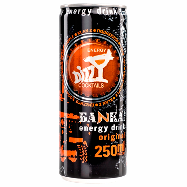 Напиток энергетический Dizzy Energy Drink 0,25 л Ж/Б