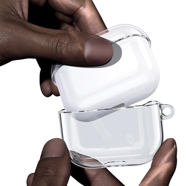 Чехол Usams для AirPods 3 Transparent Black US-BH740 - фото 2