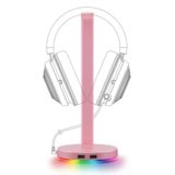 Подставка для наушников Razer Base Station V2 Chroma - Quartz Base Station V2 Chroma Pink - фото 3