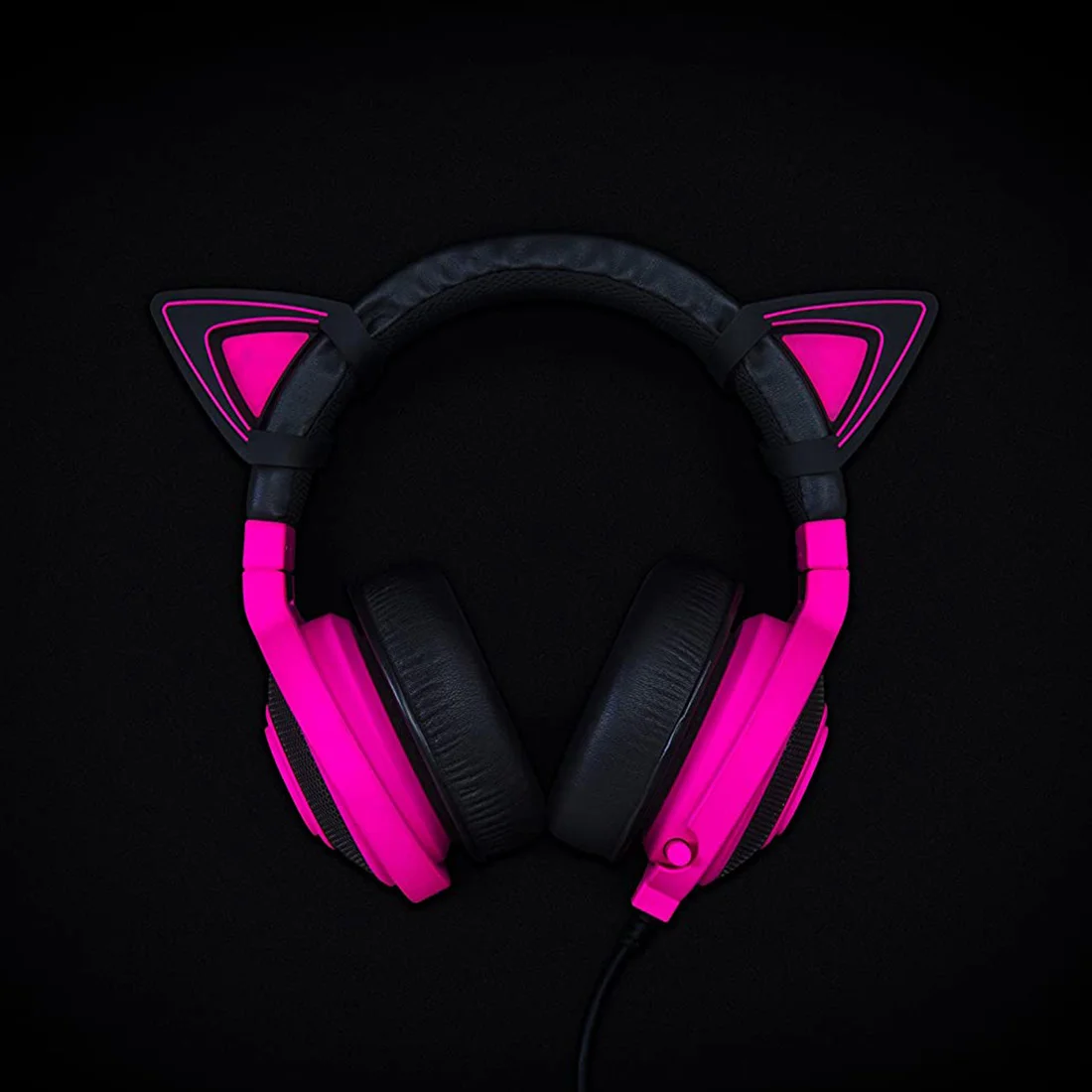 Накладные кошачьи ушки на гарнитуру Razer Kitty Ears for Kraken - Neon Purple  - фото 3