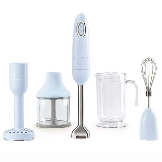 Погружной блендер Smeg HBF02PBEU (Голубой)