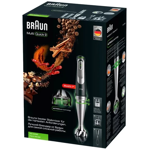 Погружной блендер Braun MQ 9038X Spice + - фото 5