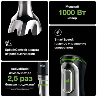 Braun батырылатын блендері MQ 9047