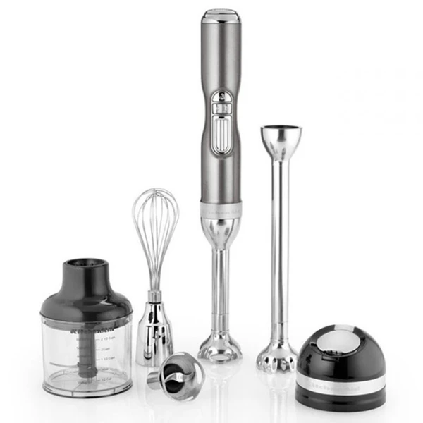 Погружной блендер KitchenAid Artisan 5KHB3581ЕMS, серебряный медальон