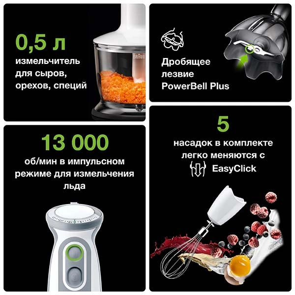 Погружной блендер Braun MQ 5235 - фото 9