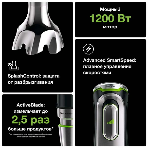 Погружной блендер Braun MQ 9195XLI - фото 11