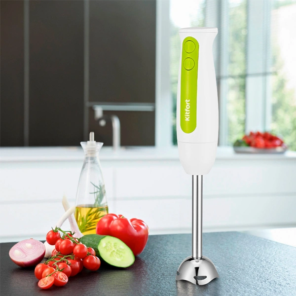 Погружной блендер Kitfort КТ-3051-2 White-Light Green - фото 7