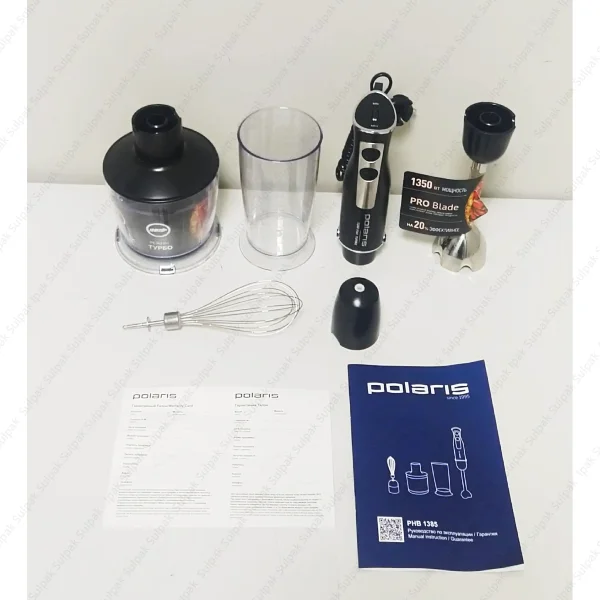 Погружной блендер Polaris PHB 1385 Black - фото 14