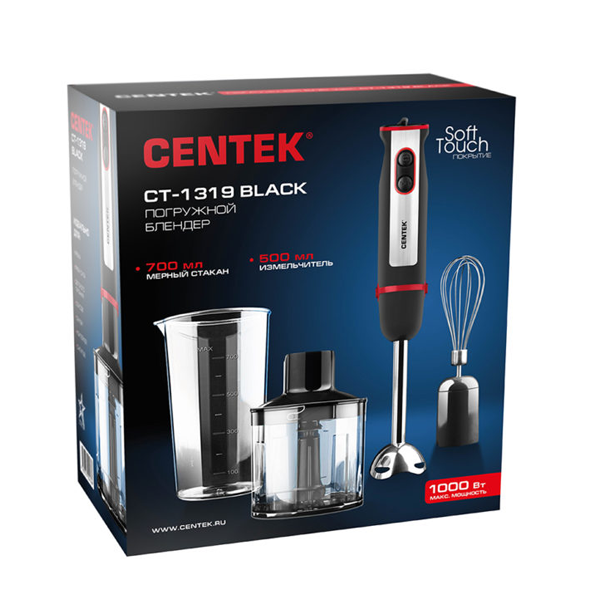 Блендер Centek CT-1319 Black - фото 4