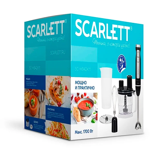 Погружной блендер Scarlett SC-HB42K11 - фото 3