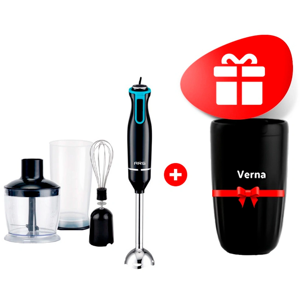 Комплект Погружной блендер ARG SG-1000W-2228A + Термос-кружка Verna LC-450GX