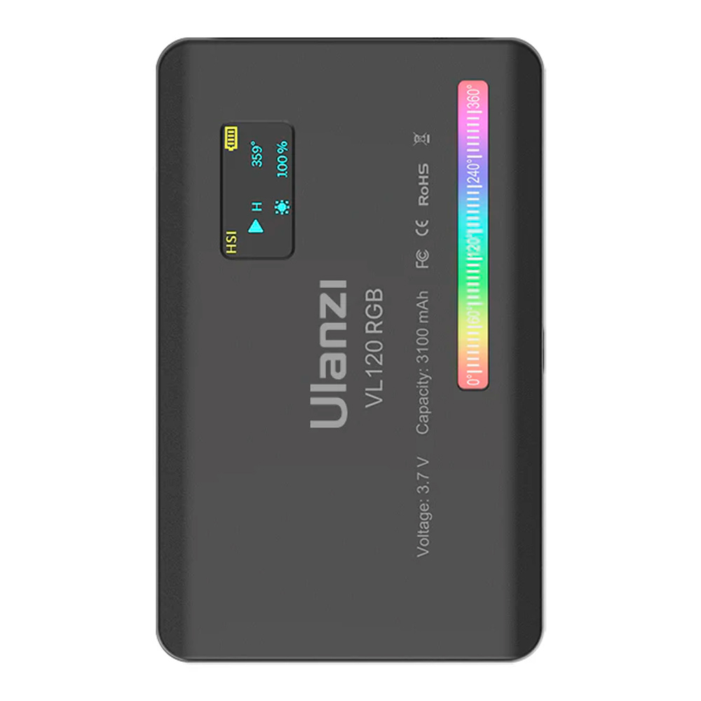 Ulanzi толтырғыш жарық VL120 RGB LED Video Light - фото 5