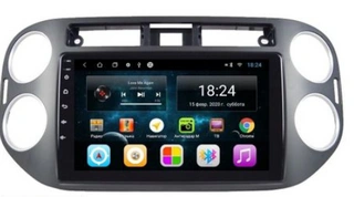 Автомагнитола For Cars для Volkswagen Tiguan 2016-2018 4Gb+64Gb black 