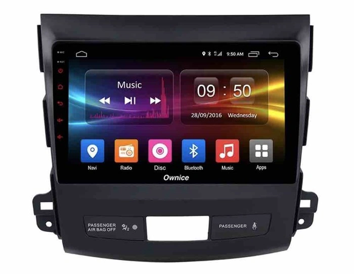 Автомагнитола For Cars для Mitsubishi Outlander 2005-2011 2Gb+32Gb черная 