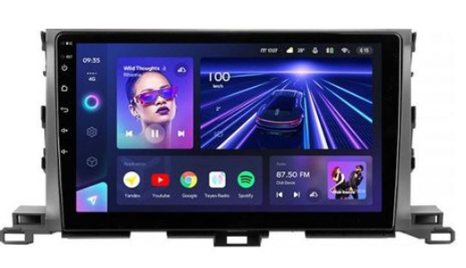 Автомагнитола For Cars K3 для Toyota Highlander 2013-2018 2Gb+32Gb Black 