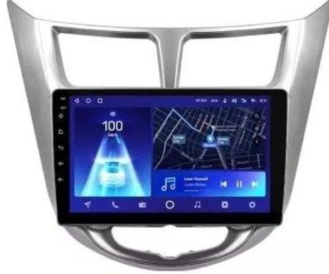 Автомагнитола For Cars для Hyundai Accent 2010-2016 2Gb+32Gb Wi-FI Black 