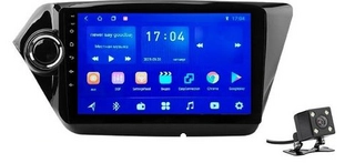 Автомагнитола For Cars F3 для Kia Rio/K2 2010-2015 2Gb+32Gb Black + камера заднего вида 