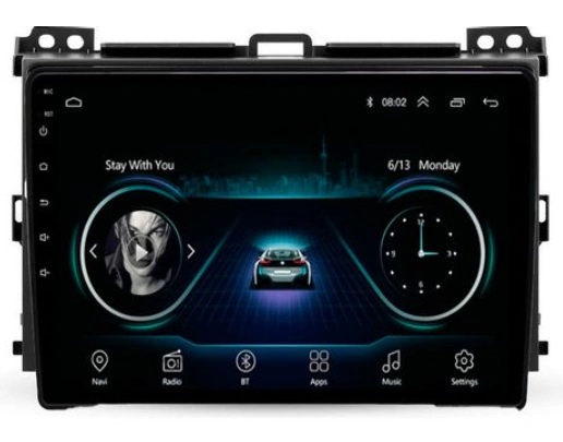 Автомагнитола For Cars K3 для Toyota Land Cruiser Prado 2004-2011 2Gb+32Gb Black 