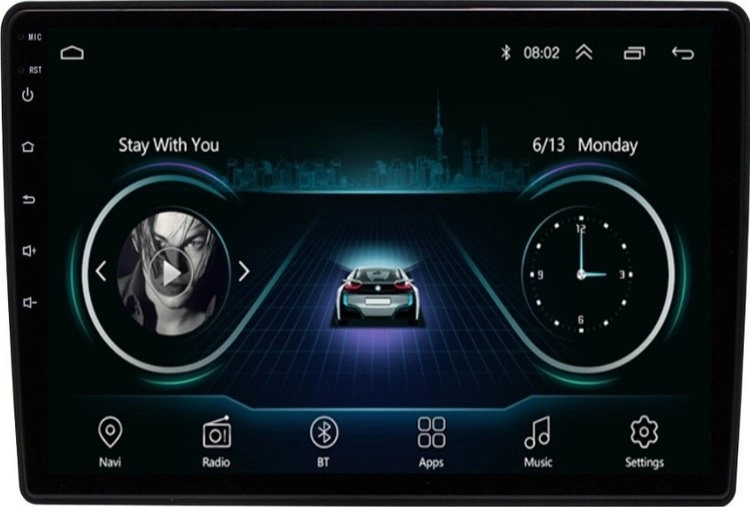 Автомагнитола For Cars CC3 для Toyota RAV4 2020 4Gb+64Gb Black 