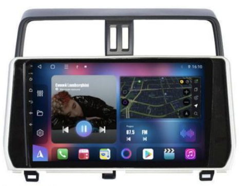Автомагнитола For Cars для Toyota Land Cruiser Prado 150 2017+ 4Gb+64Gb Black 