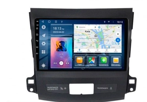 Автомагнитола For Cars C3 для Mitsubishi Outlander 2005-2011 4Gb+64Gb Black 