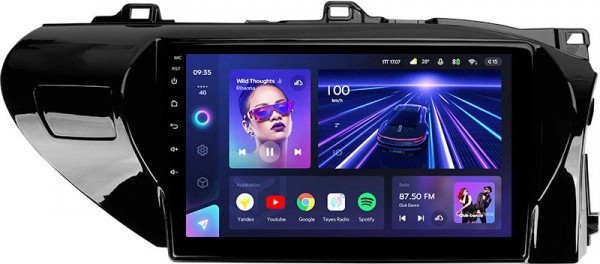 Автомагнитола For Cars для Toyota Hilux 2015-2020 4Gb+64Gb Black 