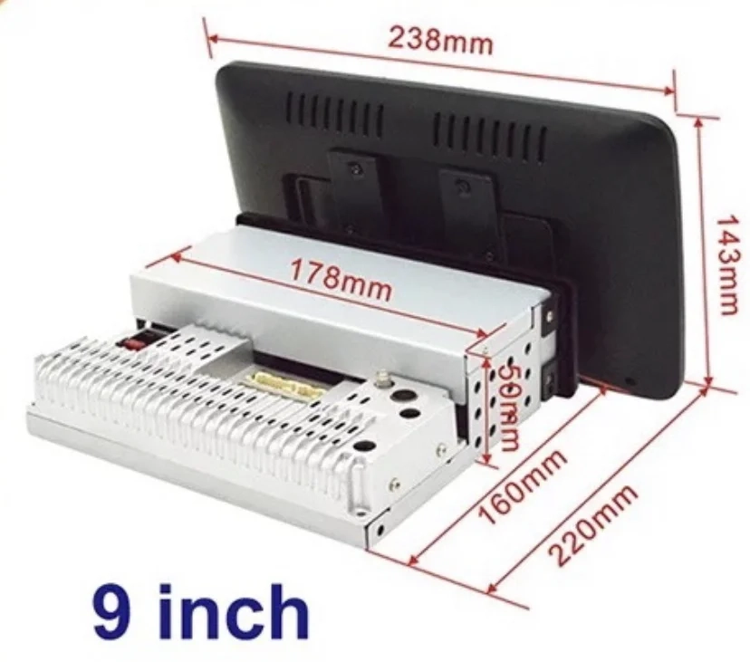 Автомагнитола Pervoi Android Grove черно-серебристая  - фото 5
