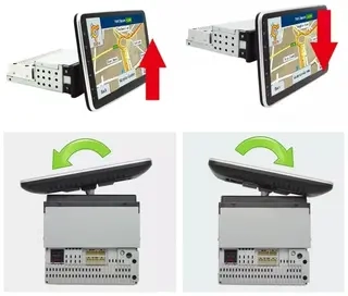 Автомагнитола Pervoi Android Grove черно-серебристая 