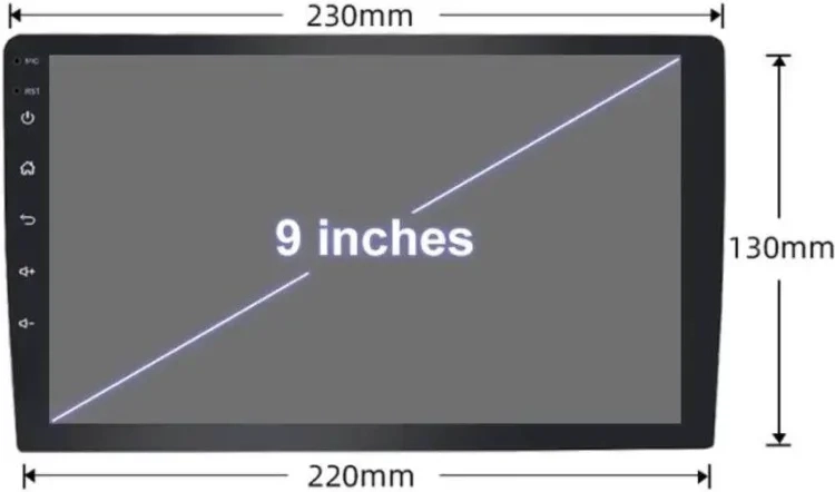 Автомагнитола Pervoi Android M5 PRO 2K черная 