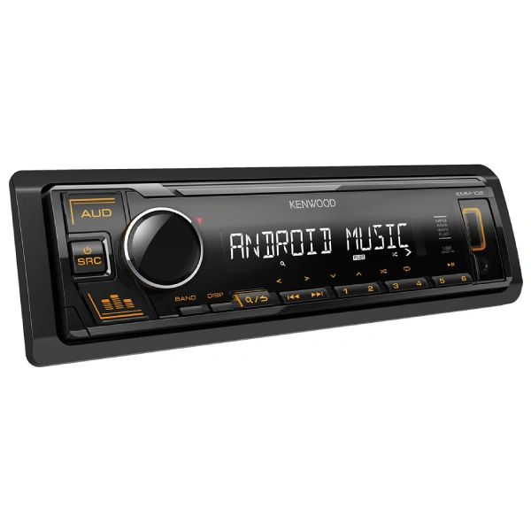 Автомагнитола Kenwood KMM-105AY черная  - фото 2