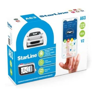 Автосигнализация StarLine A63 V2 2CAN+2LIN ЕСО