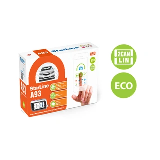 Автосигнализация  StarLine A93 2CAN+2LIN ECO черная