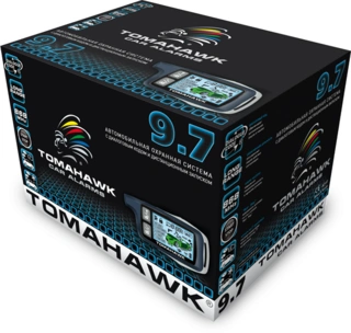 Автосигнализация Tomahawk 9.7 синяя 