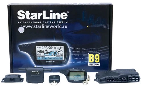 Автосигнализация StarLine B9 синяя 