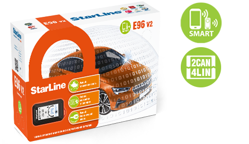 Автосигнализация StarLine E96 BT V2 2can+4lin 