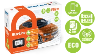 Автосигнализация StarLine E96 v2 BT ECO 2CAN+4LIN 2SIM GSM  - фото 2