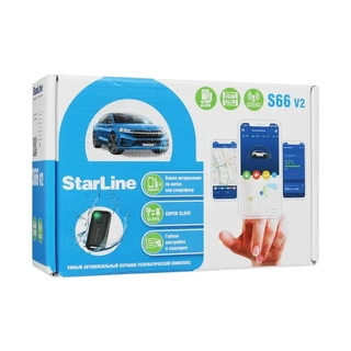 Автосигнализация StarLine S66 V2 BT 2CAN+4LIN 2SIM GSM