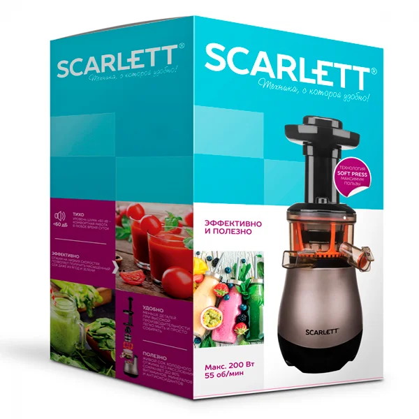 Соковыжималка шнековая Scarlett SC-JE50S43 - фото 9