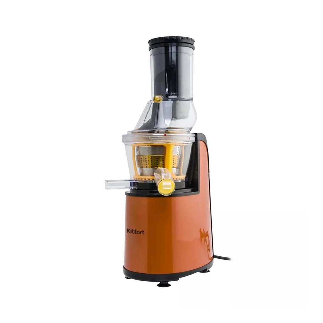 Соковыжималка шнековая Kitfort КТ-1102-1 оранжевая КТ-1102-1