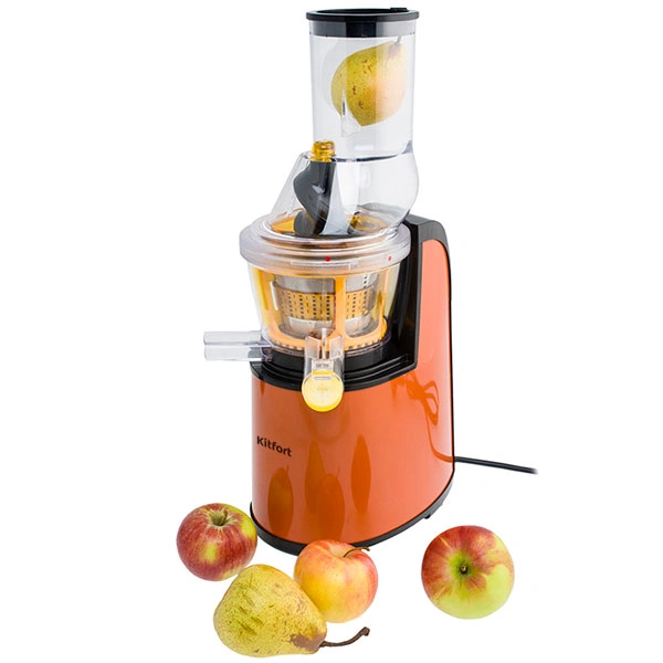 Соковыжималка шнековая Kitfort КТ-1102-1 оранжевая КТ-1102-1 - фото 5