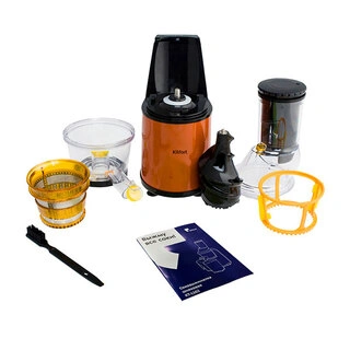 Соковыжималка шнековая Kitfort КТ-1102-1 оранжевая КТ-1102-1