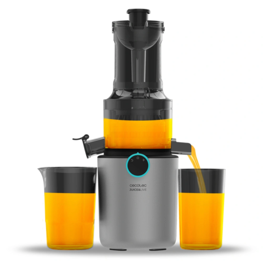 Соковыжималка шнековая Cecotec Juice&Live 1500 Slim серый 