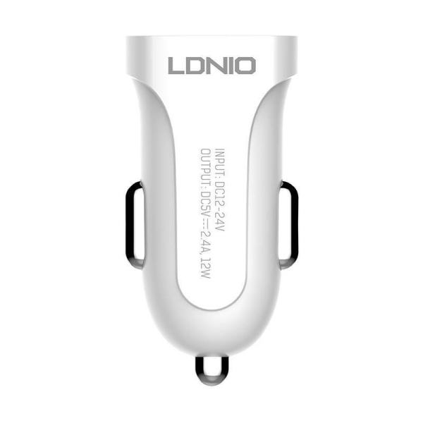 Автомобильное зарядное устройство LDNIO DL-C17 (Lightning)