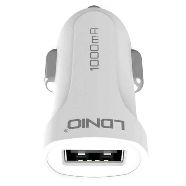 Автомобильное зарядное устройство LDNIO DL-C17 1*USB Lightning Белый DL-C17 Lightning - фото 3