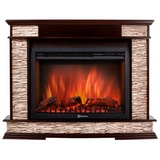 Электрокамин Electrolux Scala 25 камень сланец скалистый бурый/шпон тёмный дуб