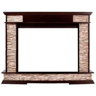 Электрокамин Electrolux Scala 25 камень сланец скалистый бурый/шпон тёмный дуб - фото 2