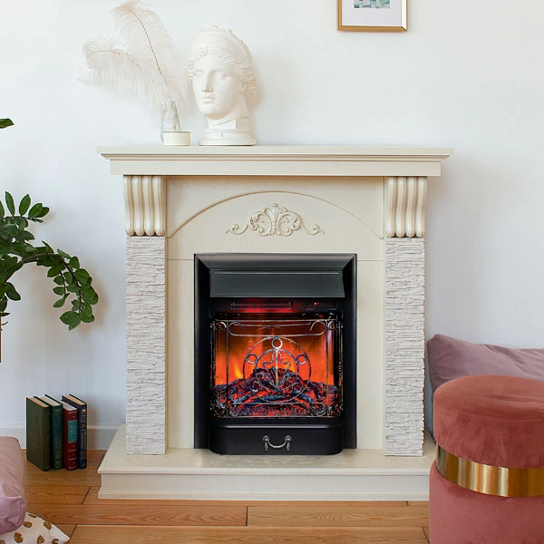 RealFlame камин жиынтығы Corfino STD/EUG WTF-612 + Majestic S LUX BL SHB - фото 2