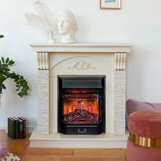 RealFlame камин жиынтығы Corfino STD/EUG WTF-612 + Majestic S LUX BL SHB